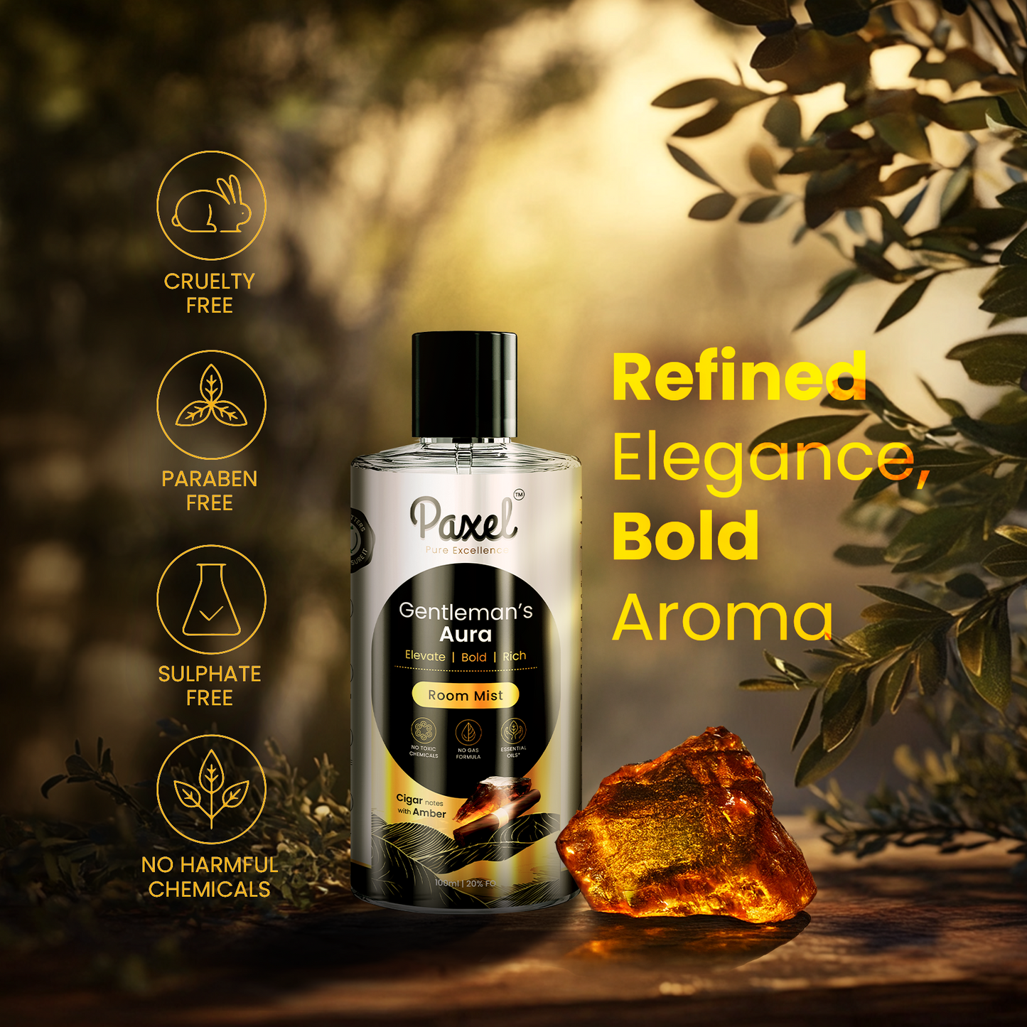 Gentleman's Aura - NO GAS Premium Masculine Room Freshener | 600+ Sprays