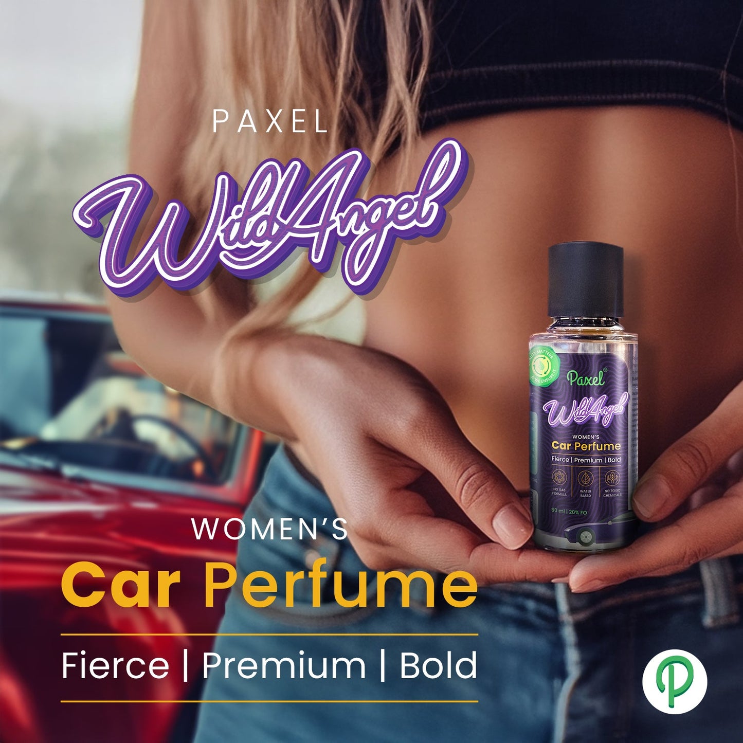 Wild Angel Women’s Car Perfume | 350+ Sprays | Bold & Free-Spirited Scent