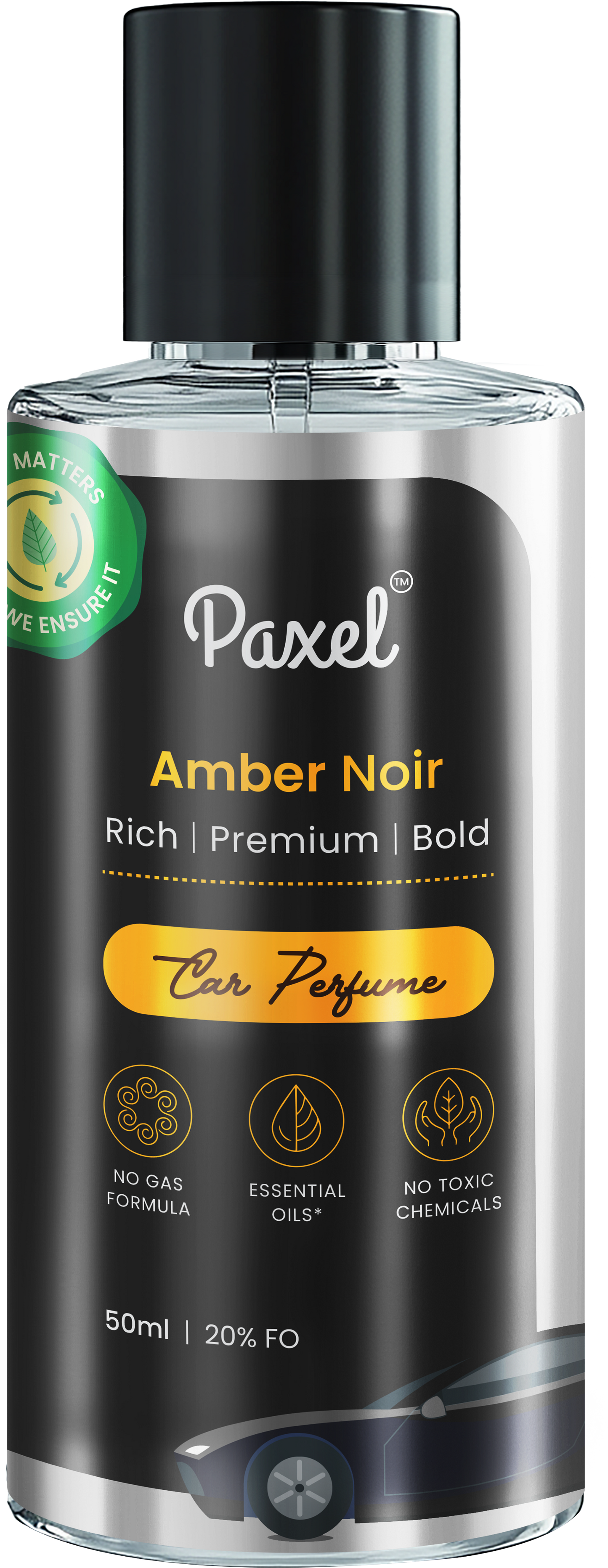 Amber Noir NO GAS Luxury Car Perfume | 350+ Sprays