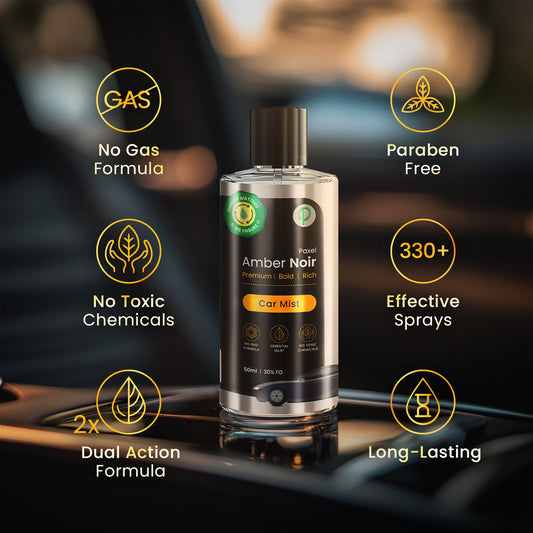 Amber Noir NO GAS Luxury Car Perfume | 350+ Sprays